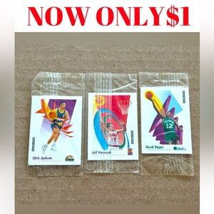 All 3 Chris Jackson Derek Harper 1991 Skybox NBA Basketball Cards